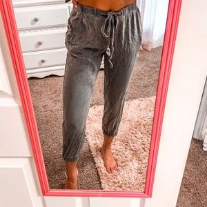 EASEL Gray Jogger Pants